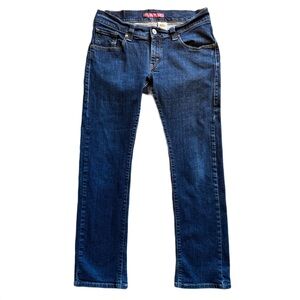 Levi's Vintage Y2K Slouch Straight Dark Blue Jeans 11M